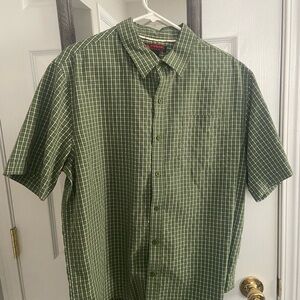 Tony Hawk Green Casual Button Down Shirt